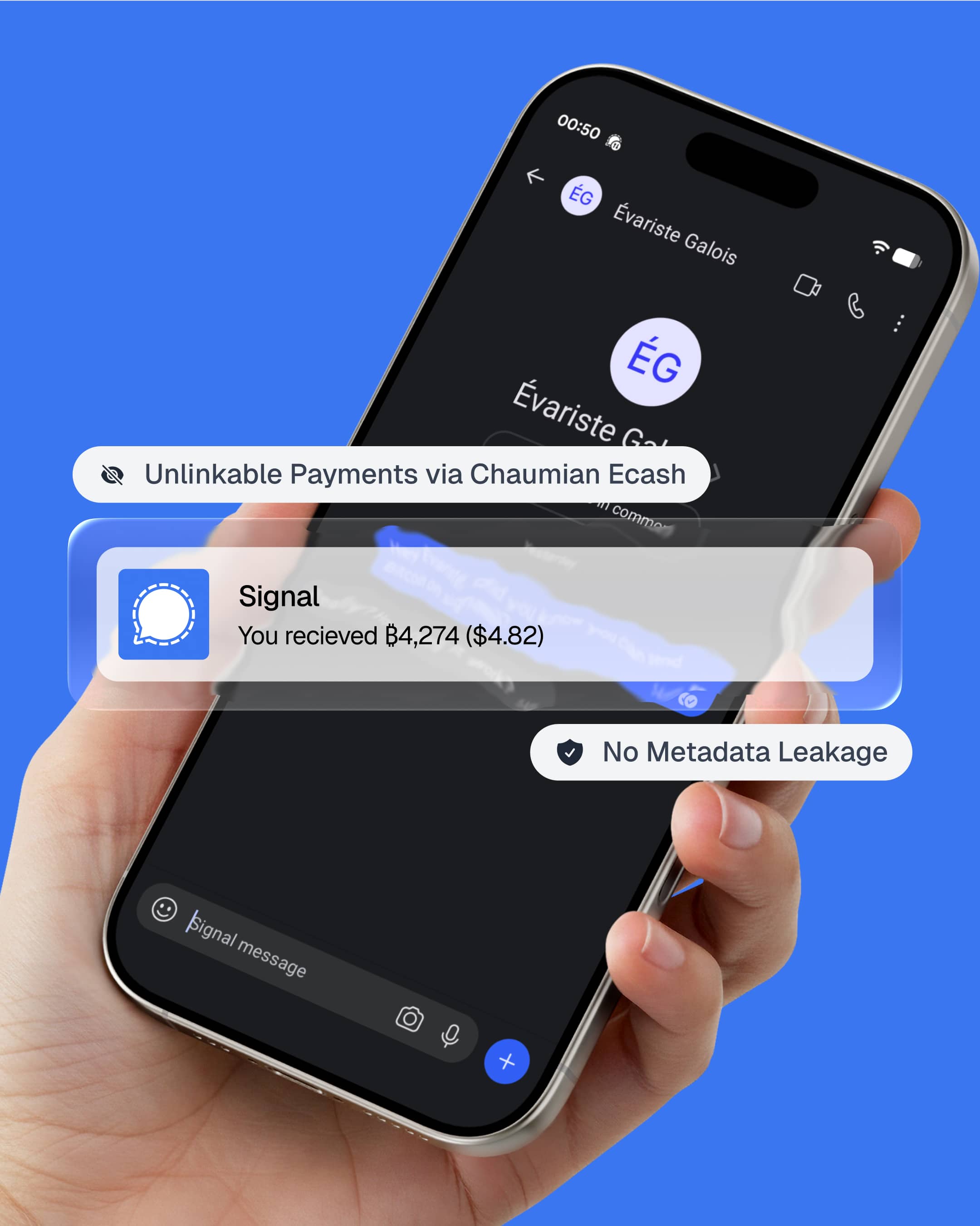 Cashu x Signal integration